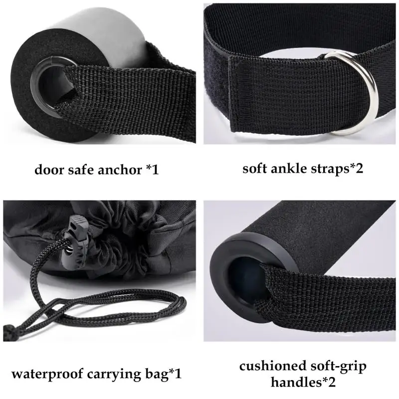 

11Pc/Set Adjust Fitness Resistance Bands Elastic Rubber Tube Crossfit Home Workout Muscle Training Bodybuilding Gym Equipment