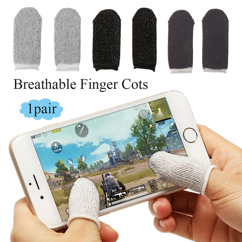 

1PCS Sweatproof Breathable Mobile Finger Stall Sensitive Game Controller for PUBG Finger Cots Accessories for iphone Android