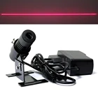 650нм 100 мВт красный лазерный модуль локатора 22x70 мм с охлаждающим держателем и Европейским адаптером