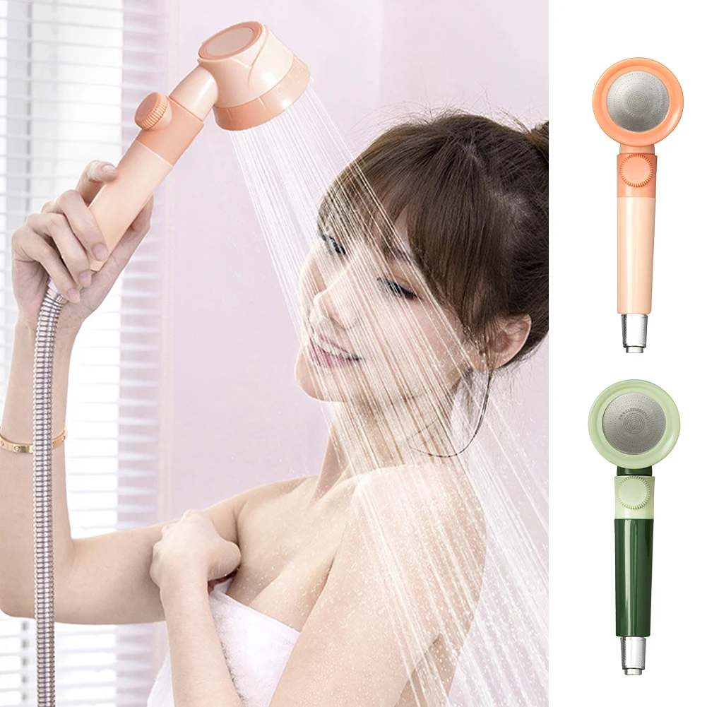 

4modes Shower Head Set Home Wall Mounted For Bathroom ABS High Pressure With Holder Modern Universal Hotel Easy Install Cleaning