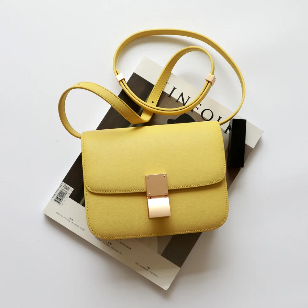 

2021 New Fashion Women Shoulder Bags Cow Leather Crossbody Bags for Ladies Candy Colors Messenger Bag Genuine Leather Totes