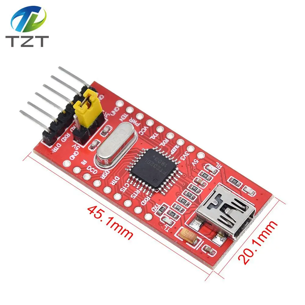TZT FT232 FT232BL FT232RL USB 2 0 к TTL уровень загрузки кабель последовательной плате модуль