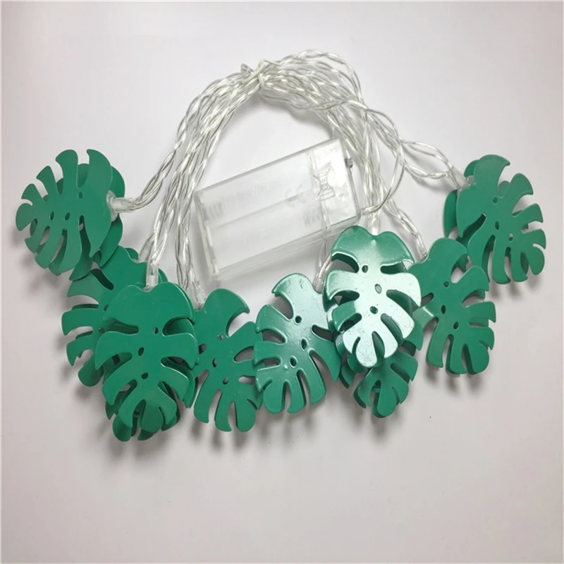 3 м 20 светодиодный металлическая черепаха лист светильник гирлянды с принтом