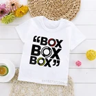 Футболка для мальчиков коробка, Детская футболка с комбинированным дизайном Формулы 1, одежда для маленьких мальчиков, летние детские топы 2021