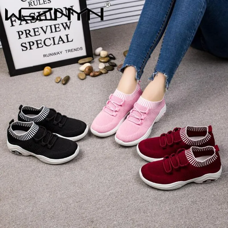 

Sport Shoes Women Breathable Lightweight Sneakers Non-slip Walking Tenis Shoes New Jogging Comfortable Soft Shoes Zapatillas