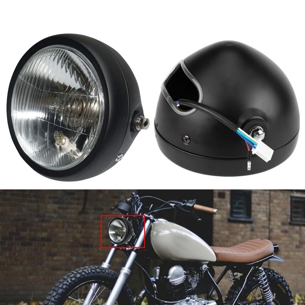 Фара мотоциклетная галогенная передняя 12 В для CG125 GN125 CB CL Yamaha Suzuki Cafe Racer Bobber |
