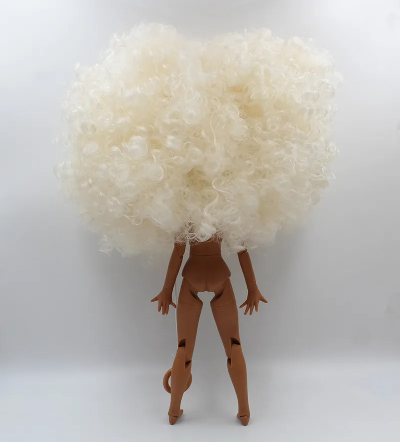 Кукла Blygirl Blythe каштановые волосы черная кожа Обнаженная 203BL1185 | Игрушки и хобби