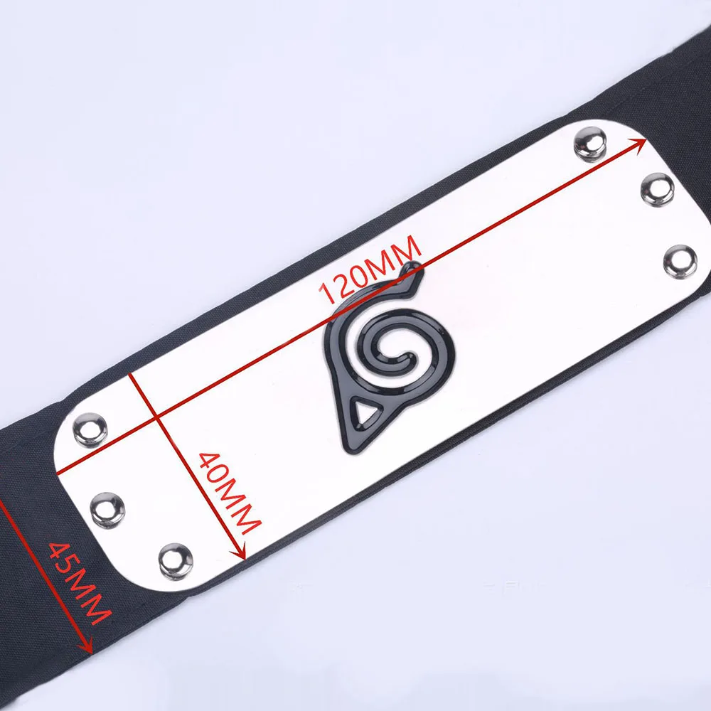 

Anime Akatsuki Headband Cosplay Kakashi Itachi Glowing Headwear Accessories Unisex Costume Props