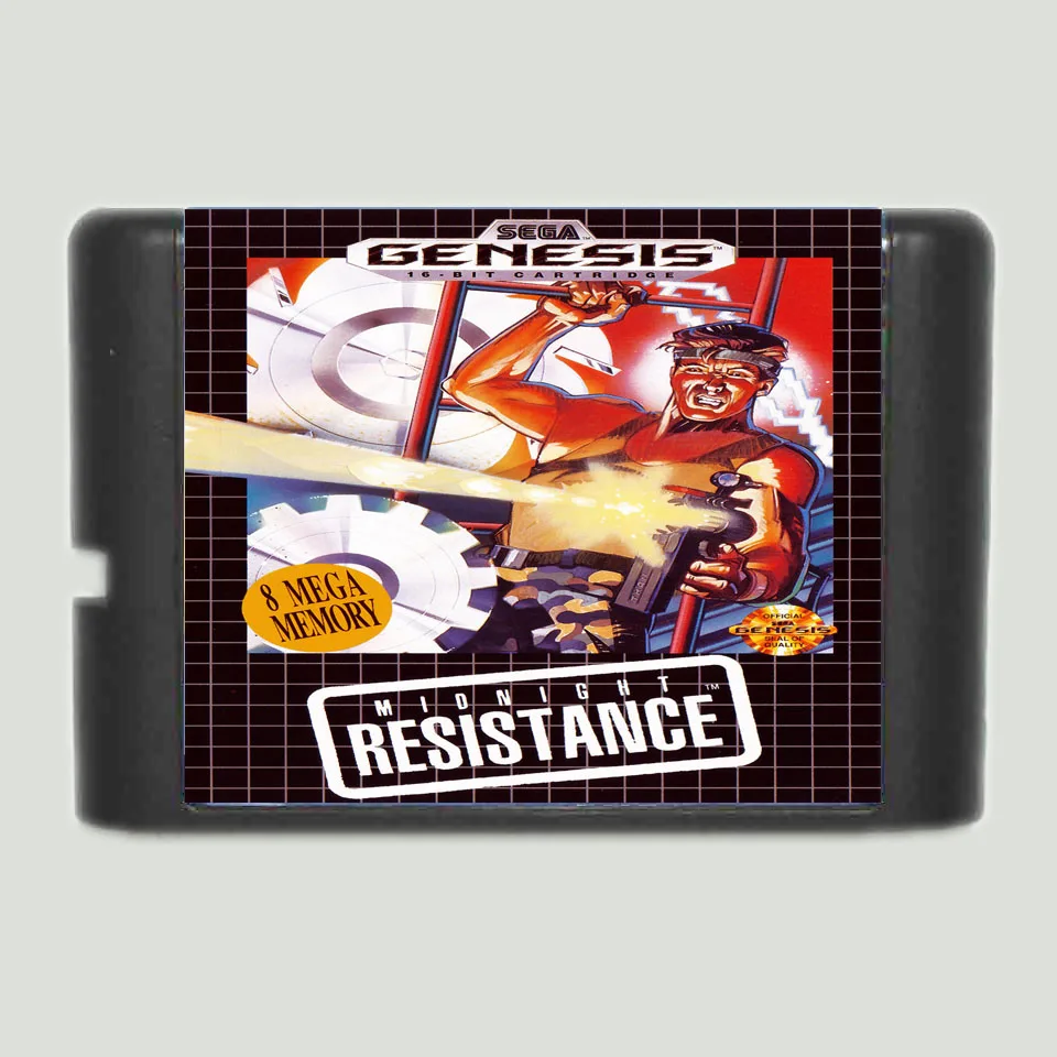 Против 3 Полночь Сопротивление 16 бит карточная игра для Sega игры Mega Drive и