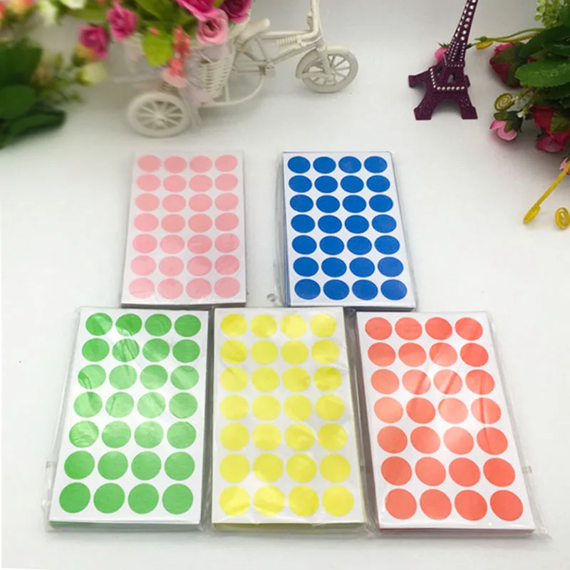 1904 шт./упак. круглый кулон покрытый запечатывания самоприклеивающаяся этикетка