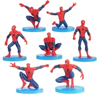 the extraordinary spiderman toy figure doll model desktop decoration background candy toys doll action figure modle