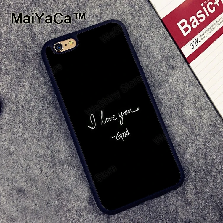MaiYaCa Библейский Иисус христианские цитаты ТПУ Coque кожаный чехол для телефона для iPhone XR XS Max X 11 Pro MAX 6 6S 7 8 Plus 5S чехол