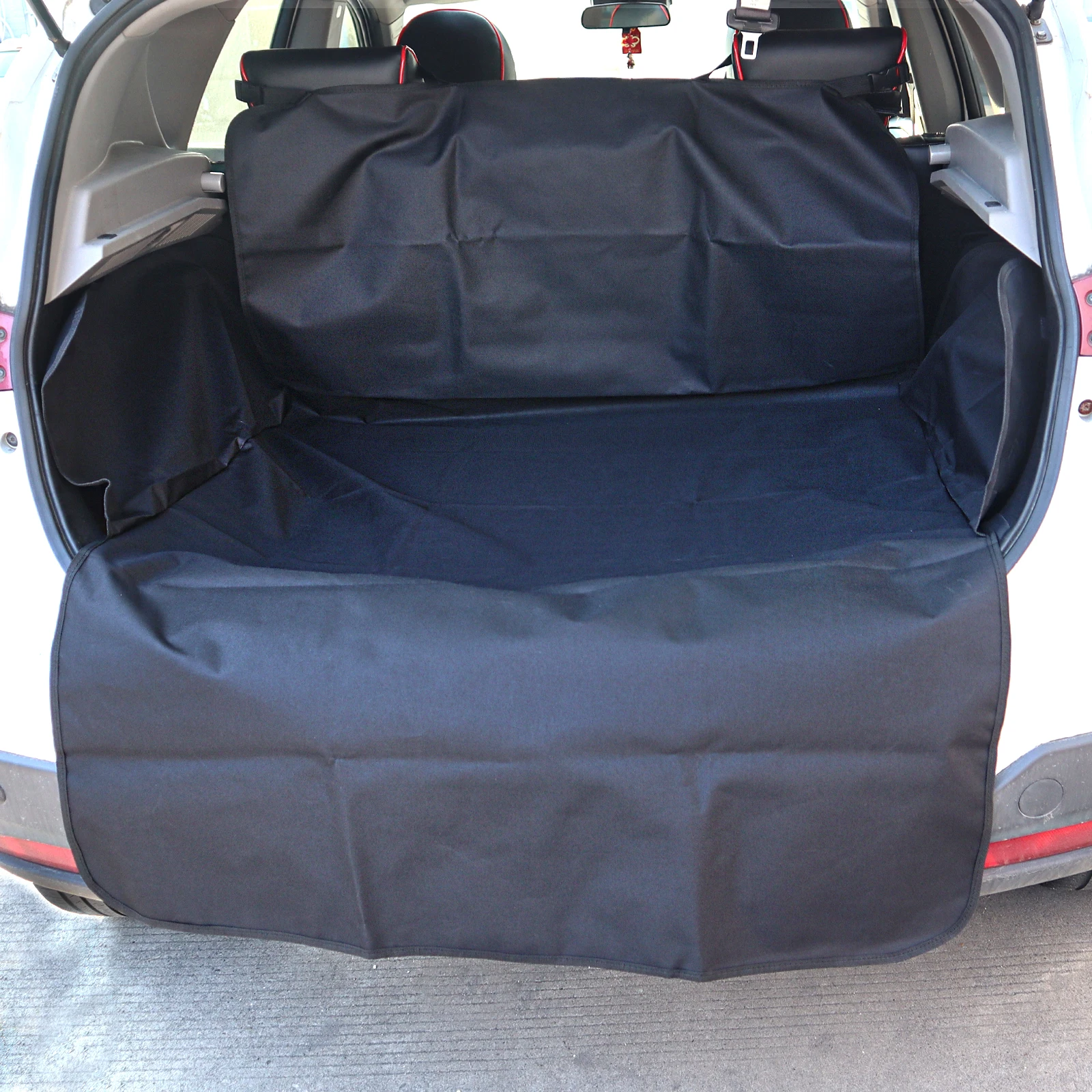 Online Auto SUV Hatch Hinten Zurück Sitz Abdeckung Haustier Hund PVC Boot Boden Matte Cargo-Liner Trunk Tray Stoßstange Fach Wasserdicht Protector Organizer