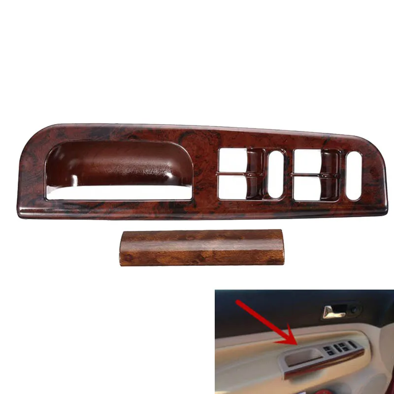 Автомобильная деревянная панель управления переключателем для VW Passat Jetta Golf Mk4 1998