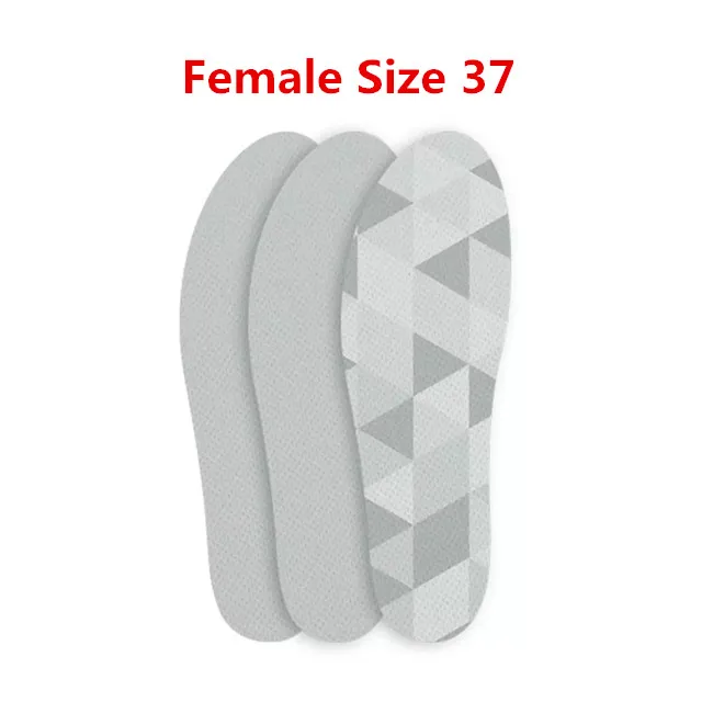 female size 37 Xiaomi Youpin 3 пары пробковые легкие стельки легкие удобные впитывающие Пот Спортивные кроссовки стельки для мужчин и женщин - Цвет: female size 37