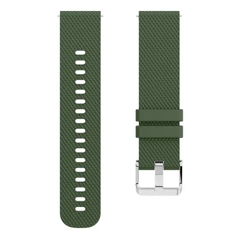 Замена силикона браслет ремешок для Garmin Forerunner 245 M/245/645(черный/белый/серый/армейский зеленый/темно-синий