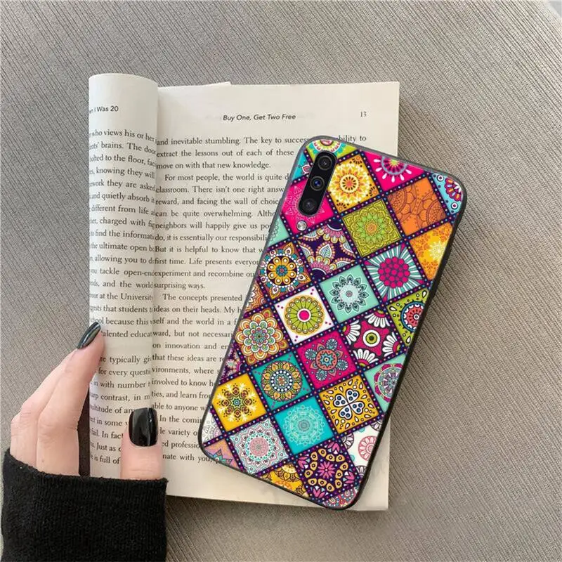 

COLORFUL MANDALA Retro style pattern Phone Case For Samsung galaxy A S note 10 7 8 9 20 30 31 40 50 51 70 71 21 s ultra plus