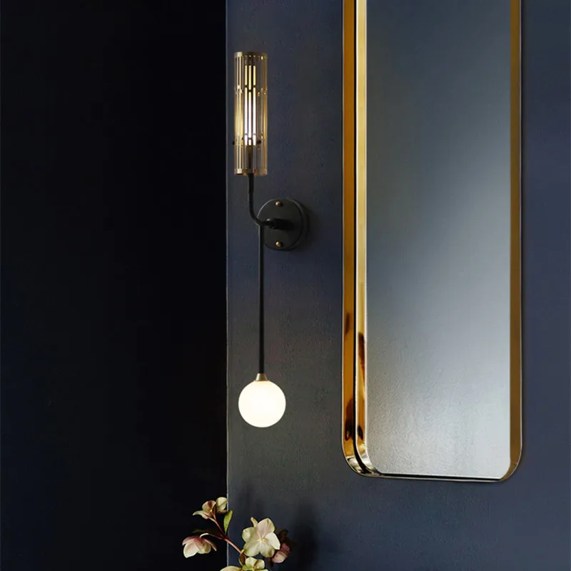 Скандинавский промышленный прикроватный настенный светильник Креативный