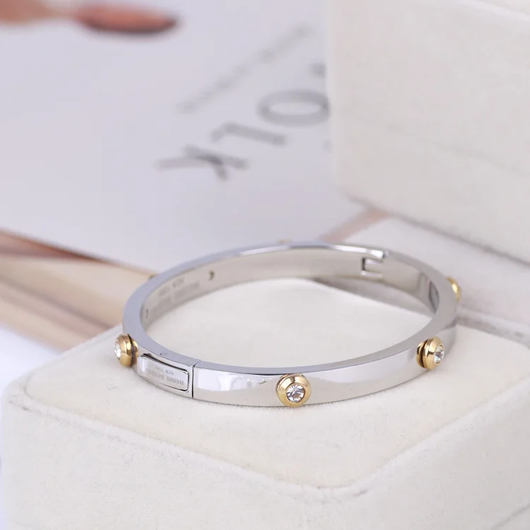 

Marking rivets simple and fashionable openable bracelet bracelet accessories
