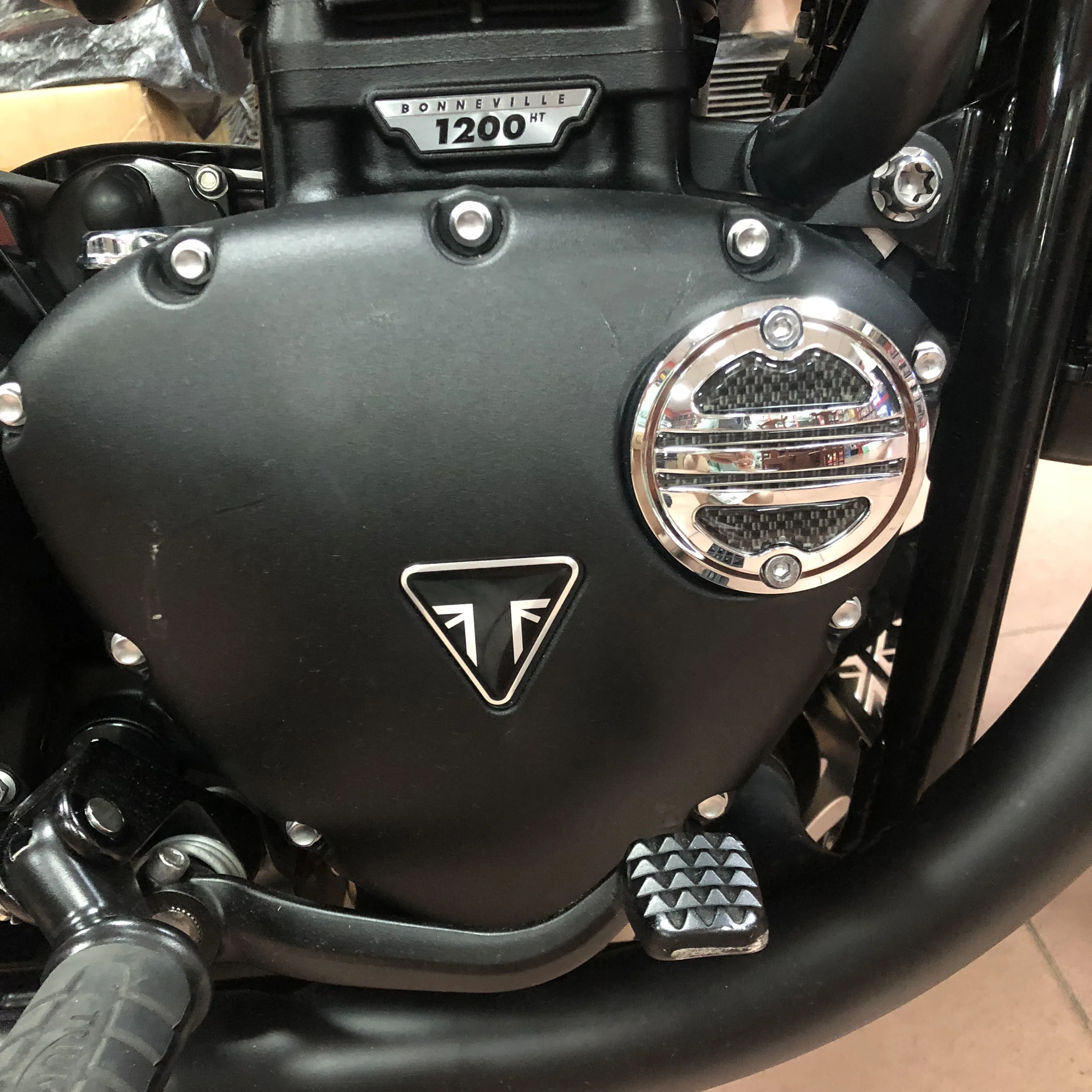 Значок Сцепления Мотоцикла и обложка проверки Acg для триумфа улицы Twin Bonneville T100 T120