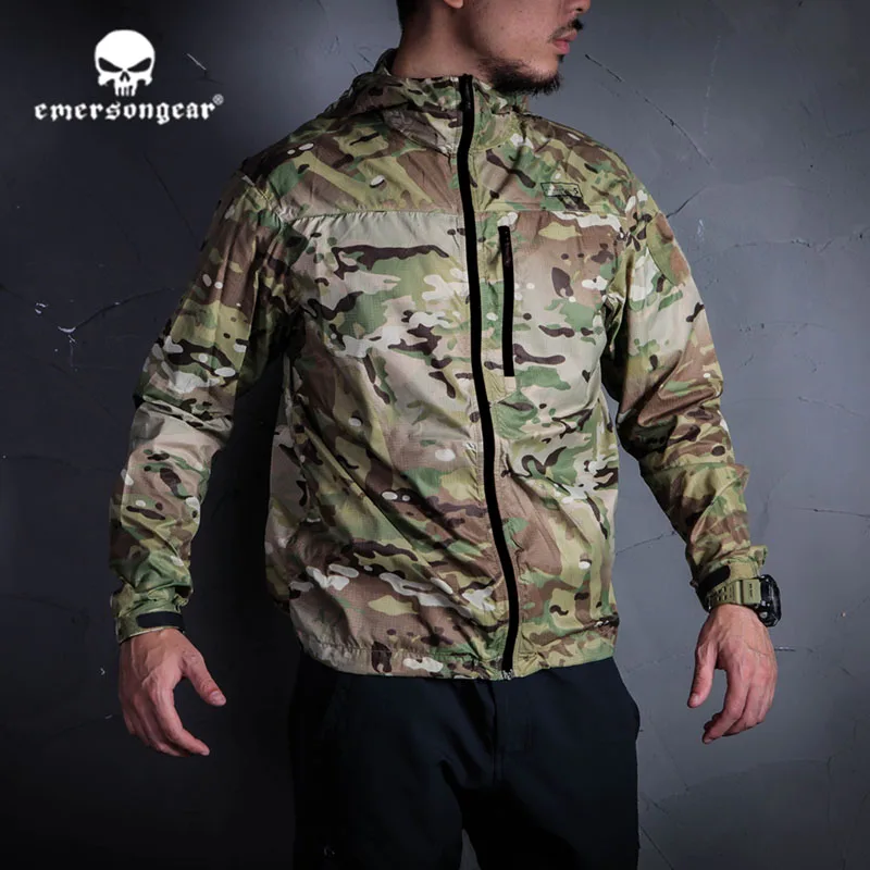 MC BK ZIP Emerson emersongearS серии T.A.S.L тактический стиль Windliner windsheild кожи одежда куртка Multicam MCAP - Цвет: MC BK ZIP