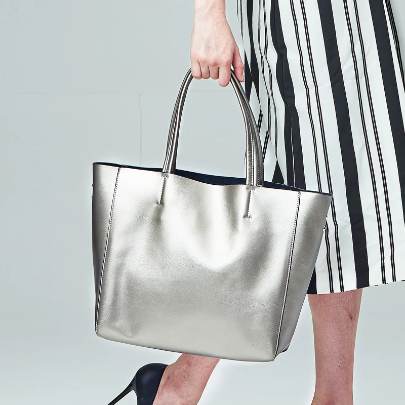 

2021 new fashion Genuine Leather tote bag woman handbag luxury bags