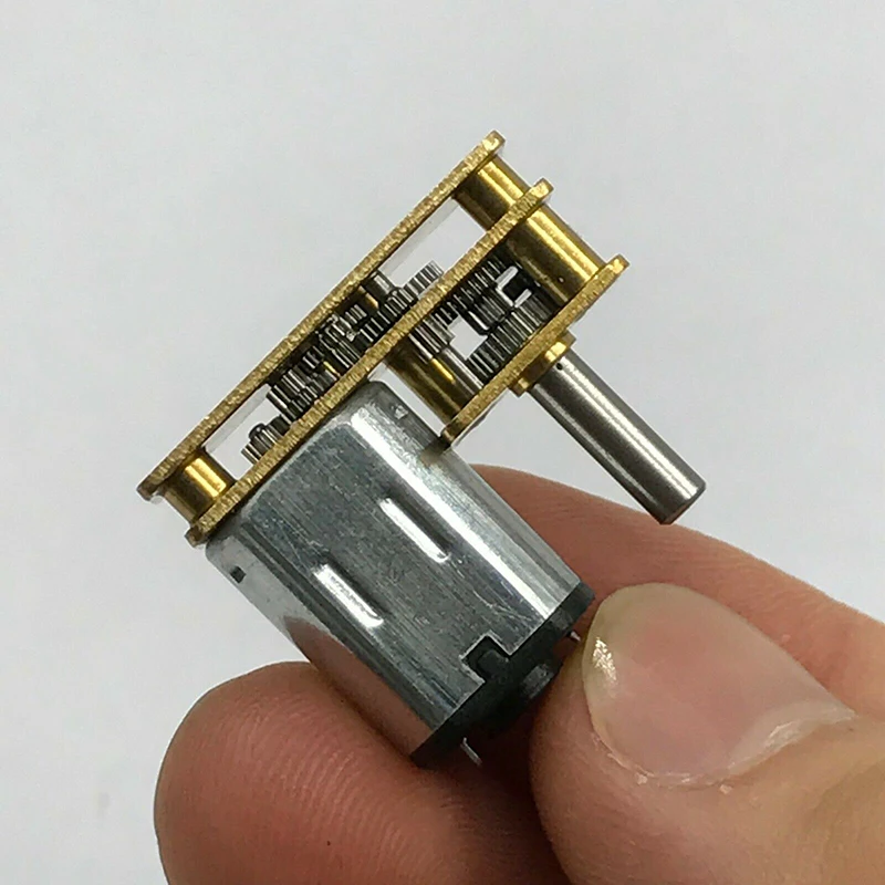 DC 3в-12в 6В 60об/мин медленная скорость Micro 7-тип N20 полностью металлическая коробка