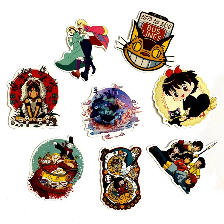 50 шт. Аниме Манга Миядзаки Хаяо мультфильм наклейки для Мобильный телефон
