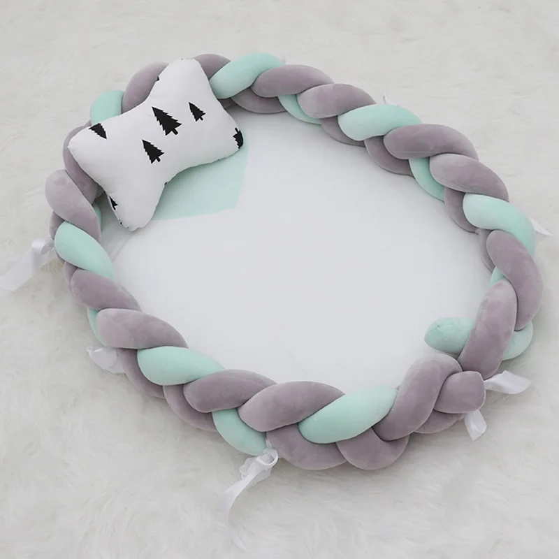 

Baby Moses Basket Crib Bedding Basket Newborn Infant Sleeping Bed Bumpers Cotton Bedclothes Protection Pad YYJ016