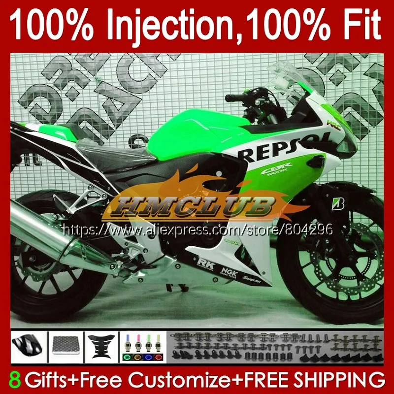 

Injection For HONDA CBR500 CBR 500 R 500R RR 135No.137 CBR500R 11 12 13 14 15 500CC 2011 2012 2013 2014 2015 Fairing Repsol Gree
