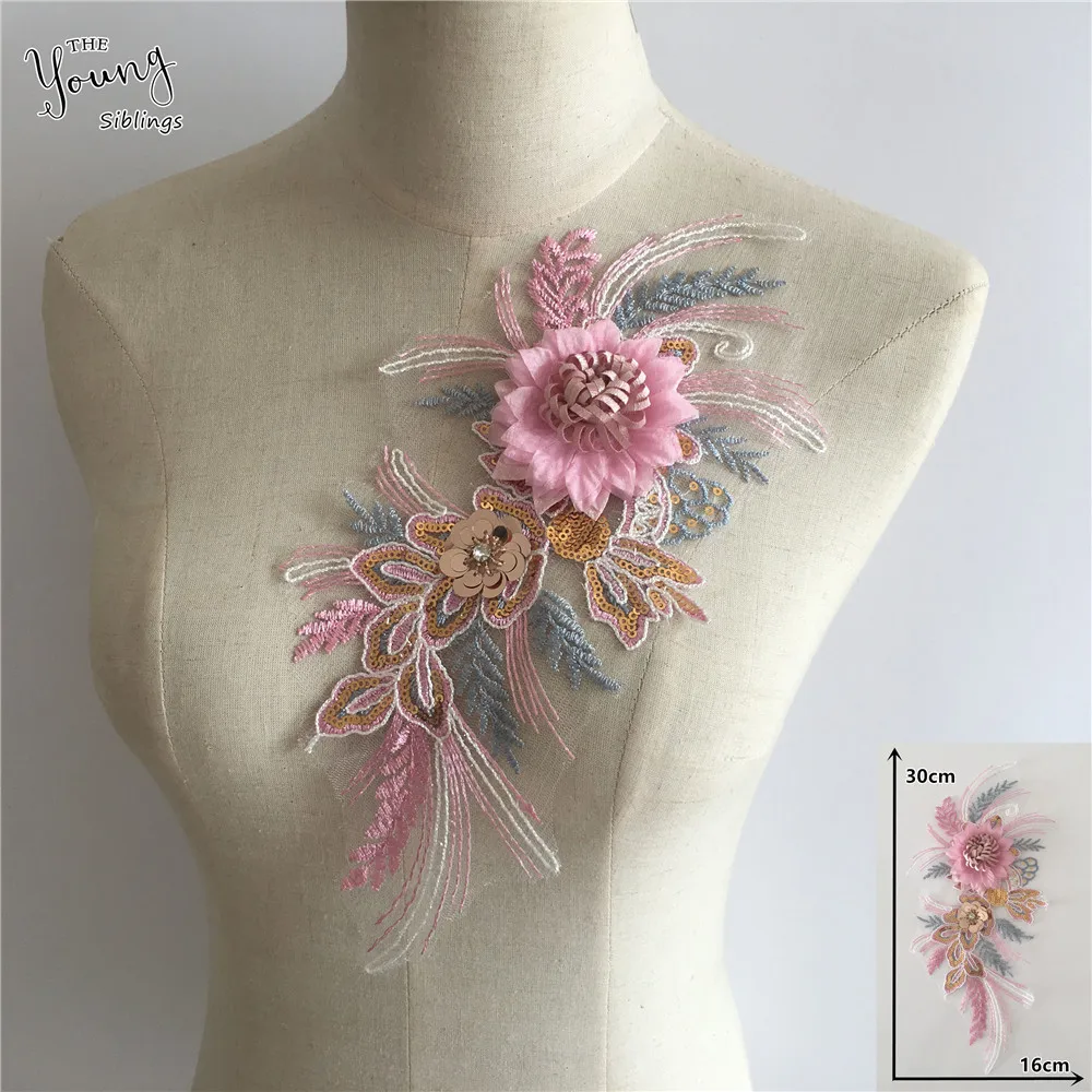 3D трехмерные цветы Разноцветные Украшения стразы вышивка товары для рукоделия