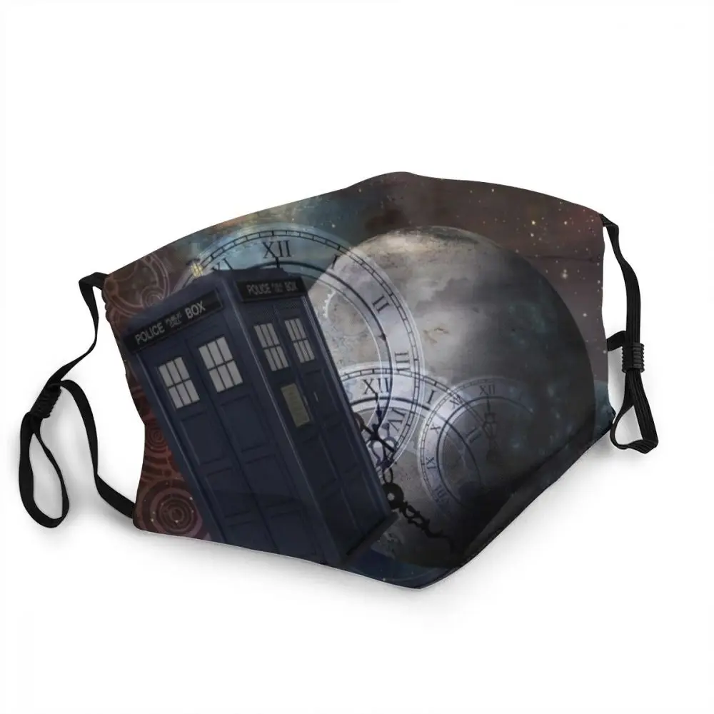 

Time of flight mask 2 Dr Who, sci-fi Fantasy, flying through space time of flight, space, universe, planets, novelty