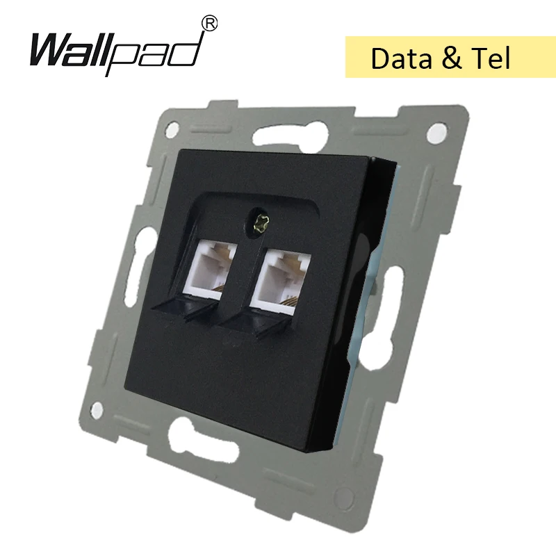 Data and Tel DIY ЕС функциональный ключ для модуля переключатель и гнездо с когтями крепления задней Wallpad L6 серии - Цвет: Data and Tel