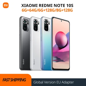 Смартфон Xiaomi Redmi Note 10S глобальная версия 6 ГБ + 64 Гб128 ГБ, Helio G95 AMOLED, DotDisplay, 33 Вт, быстрая зарядка