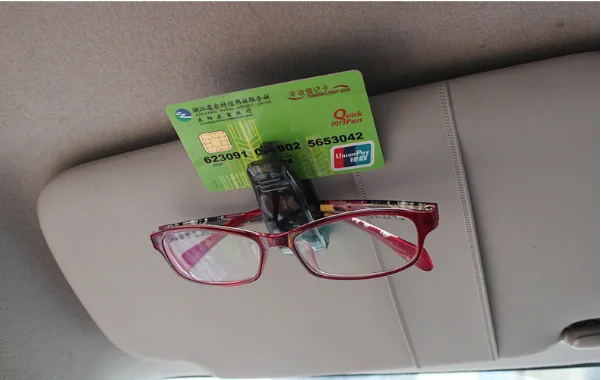 Car Accessory Sun Visor Sunglass Glasses Clip Ticket Holder Stand for Volvo S40 S60 S80 S90 V40 V60 V70 V90 XC60 XC70 XC90 | Автомобили и