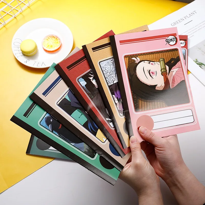 

Demon Slayer Blade Infinite Train Peripheral Anime Notebook Notepad Diary Notebook Workbook Stationery Peripheral