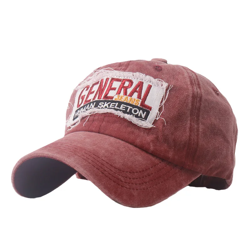 

Embroidered baseball caps washed cotton hat spring summer and autumn new fashion sunscreen sun visor baseball cap for men women