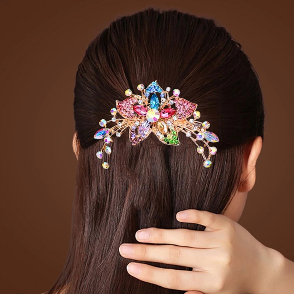 Женские свадебные заколки для волос элегантные хрустальные стразы аксессуары |