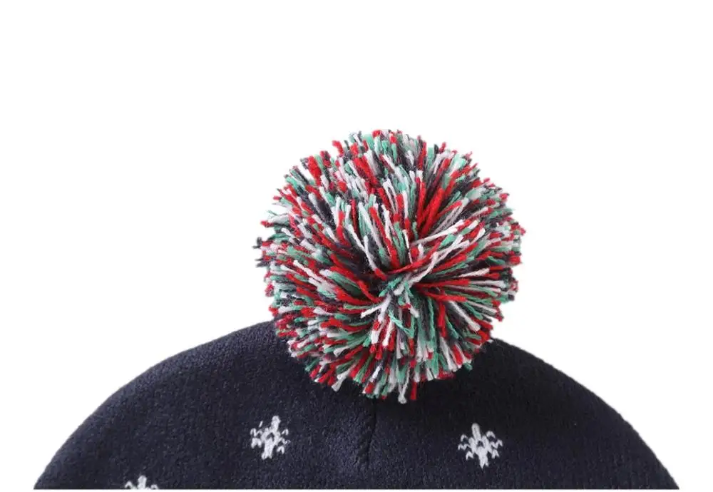 Детская Вязаная Шапка бини с мультяшным принтом|Шапки для мальчиков| |