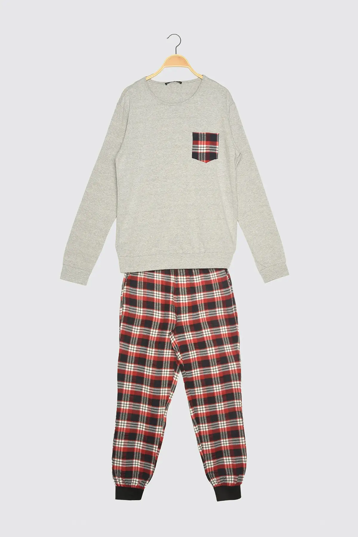 

Trendyol Plaid Woven Pajamas set THMAW21PT0358