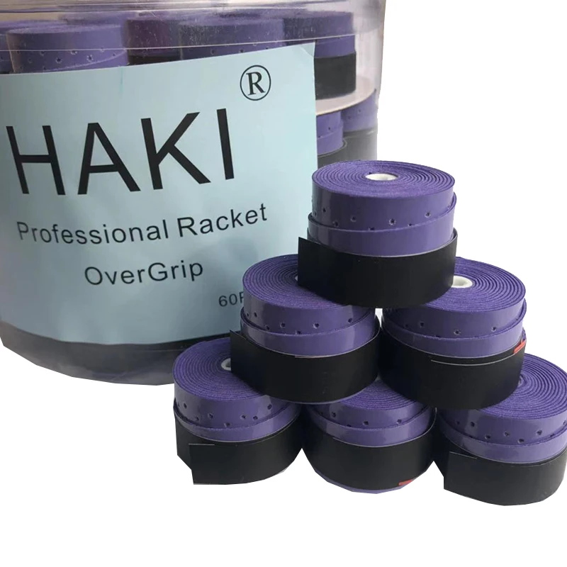 10 шт. HAKI липкие теннисные Захваты Overgrip перфорированные сквош ракетки захват