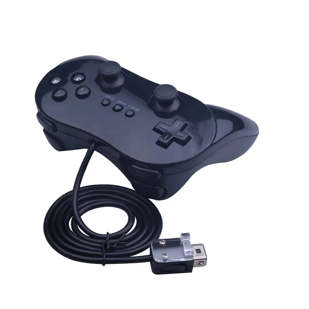 Второе поколение игрового пульта для Nintendo Wii "Classic Wired Gaming Remote Pro Shock Joypad Joystick"