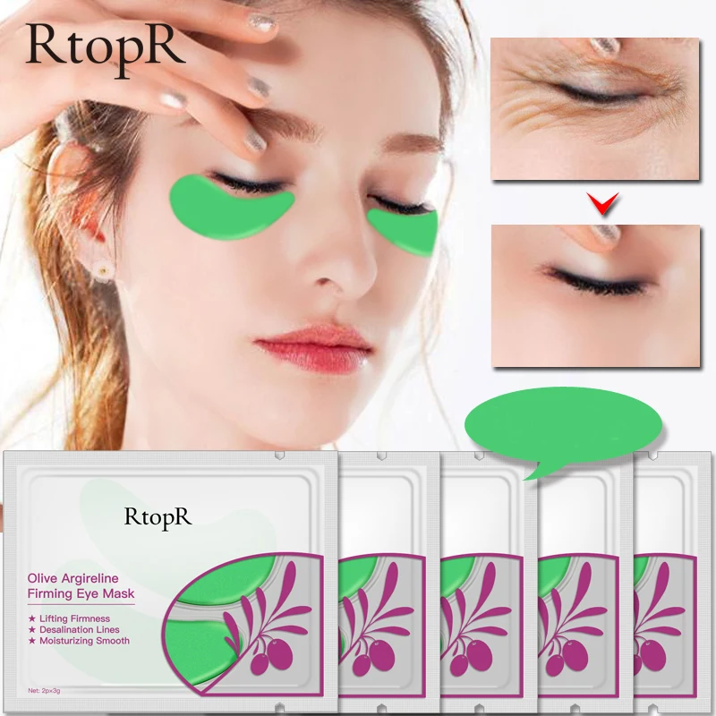 

1PCS Crystal Collagen Eye Mask Moisturizing Serum Eye Patches Remove Face Winkles Dark Circles Gel Anti-aging Eyes Masks TSLM1