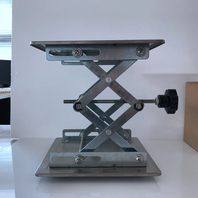 Подъемный стол из нержавеющей стали подъемный с ручным окислением лабораторное