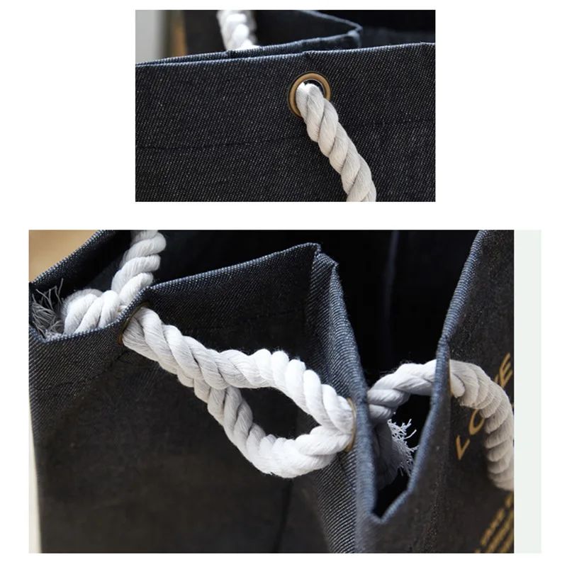 

Cotton Linen Cloth Recycled Reusable Shopping Bag Travel Home Hotel Laundry Bags Drawstring Foldable Laundry Wash Bag