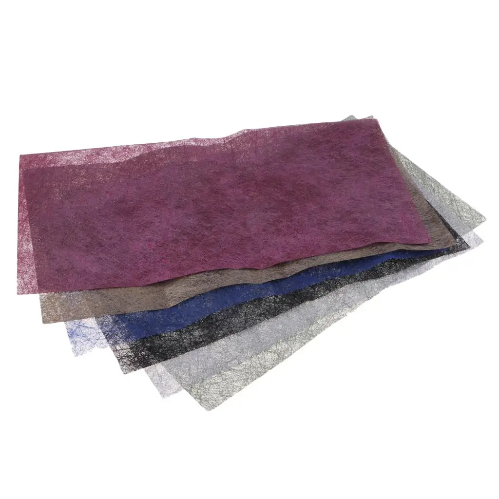 

6pcs Fly Tying Material Flies Wing Material Fishing Flies Tying Making DIY Thin Mesh Film and Waterproof