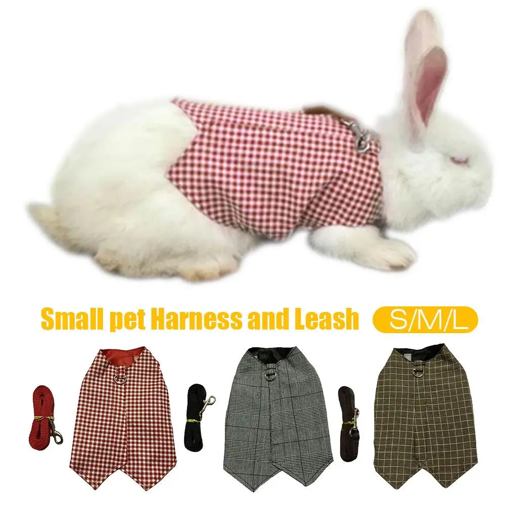 Ремни для кроликов и хомяка сетчатые шлейки с Leas Bunny хорька морской свинки мелких