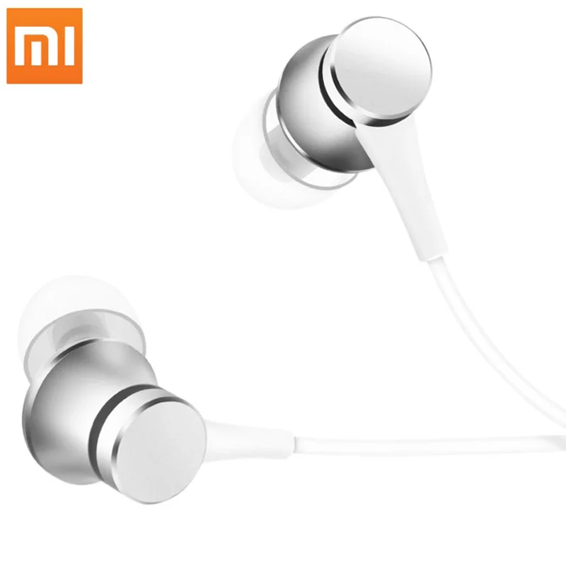 Оригинальные наушники Xiaomi Piston розовые синие басовые базовая версия гарнитуры с