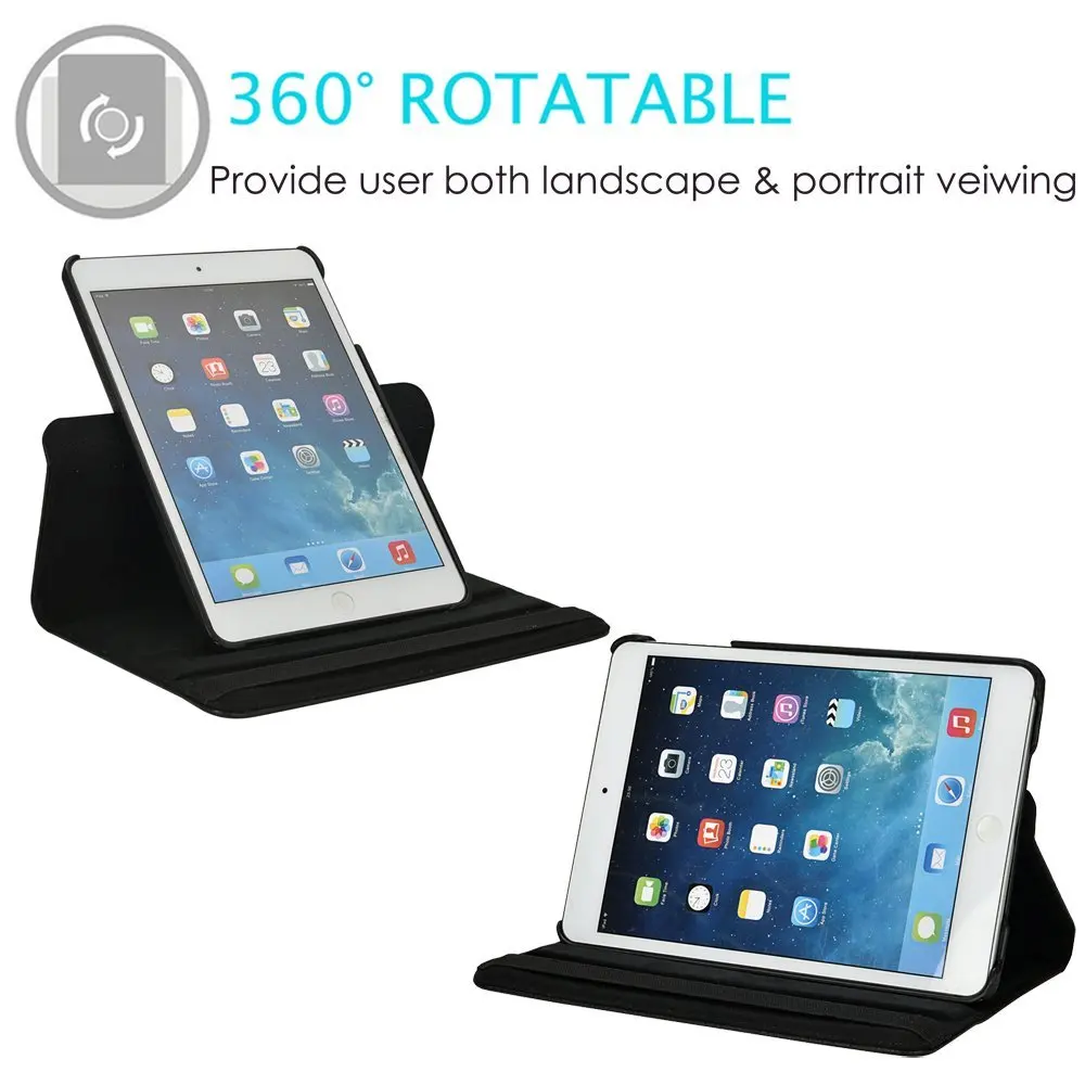 Чехол для Apple iPad Mini2 чехол планшета с поворотом на 360 градусов подставка из