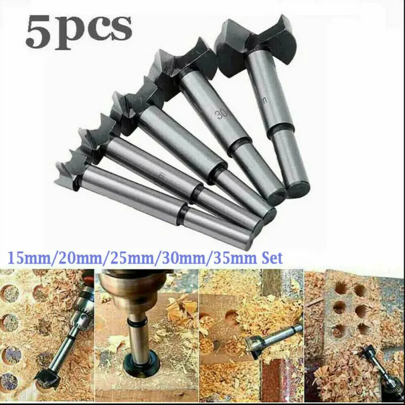 

15-35mm Wood Hole Saw Opener Wood Drill Bit Set Woodworking Tools